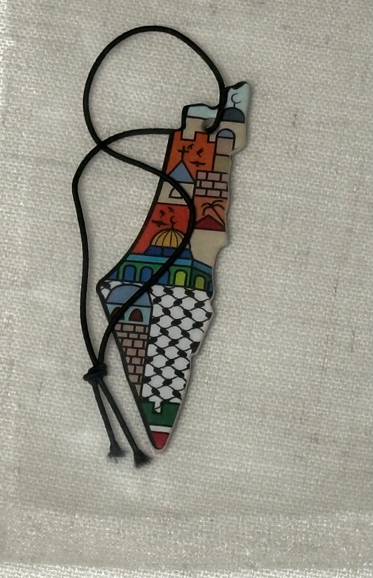 Item 85202544 I Love Palestine Car Air Refreshener - 6 pack