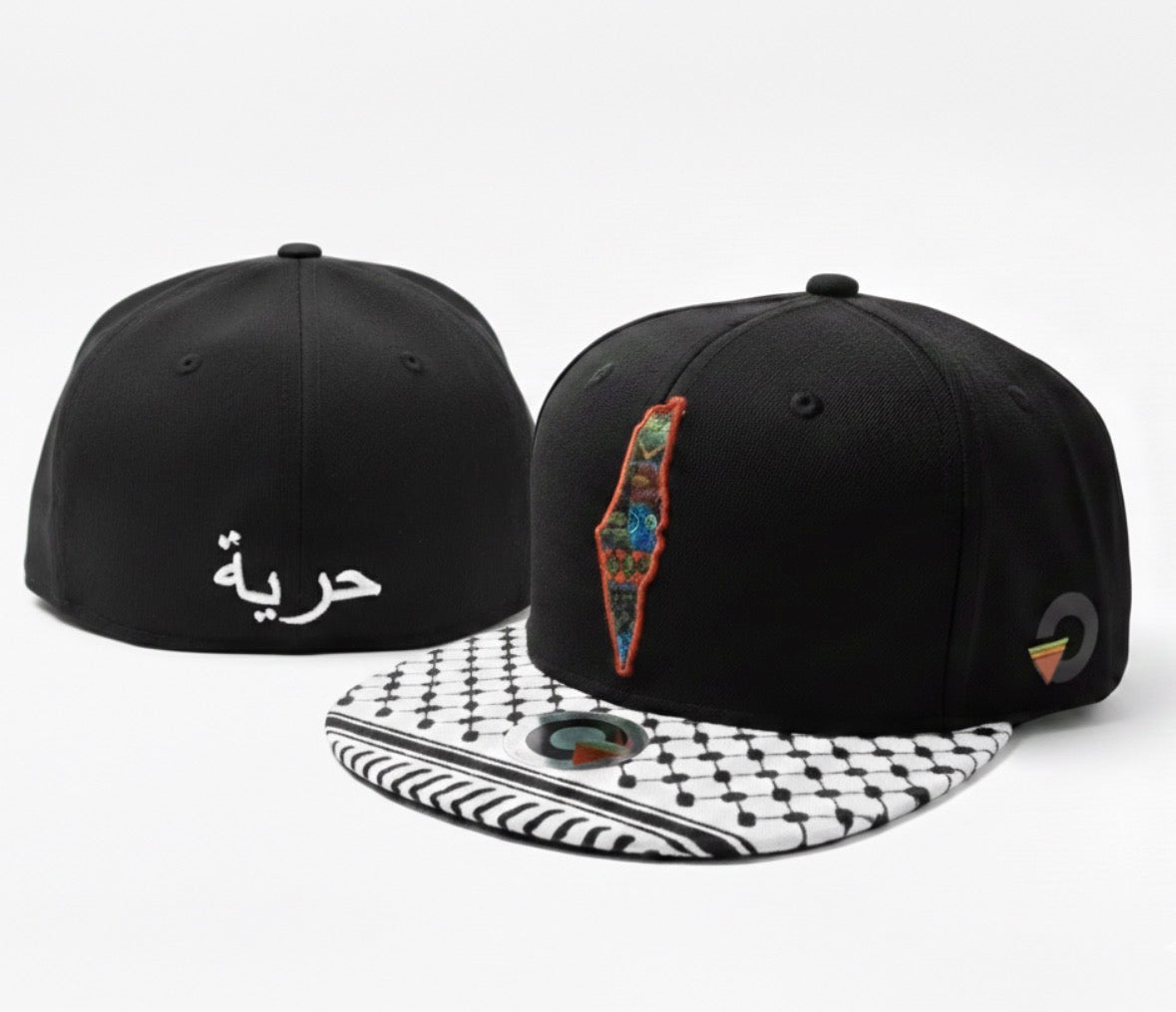 Baseball Cap - Junior Size Custom Quality Palestine Keffiyeh Brim