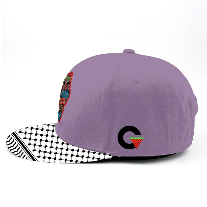 Baseball Cap - Junior Size Custom Quality Palestine Keffiyeh Brim