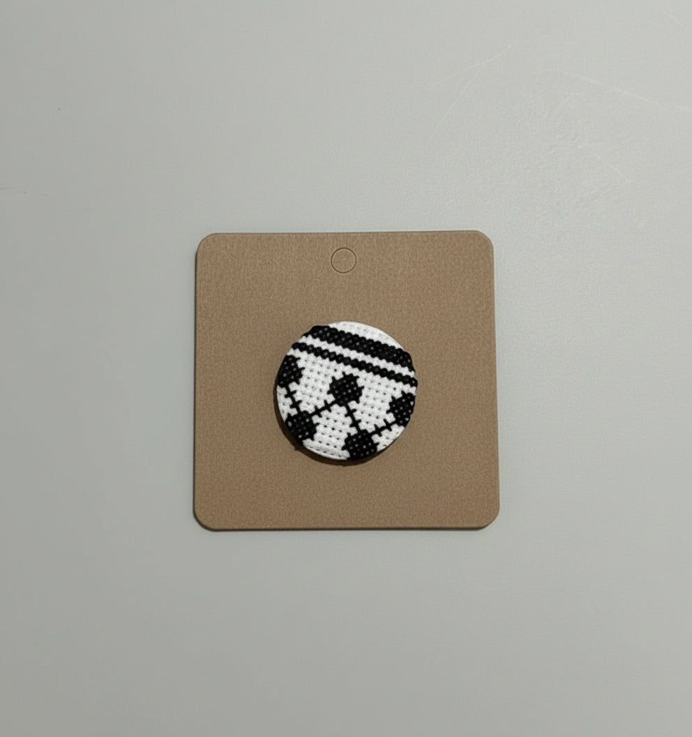 Custom Yafa Embroidery Hand Tatreez Pins - 5 piece set