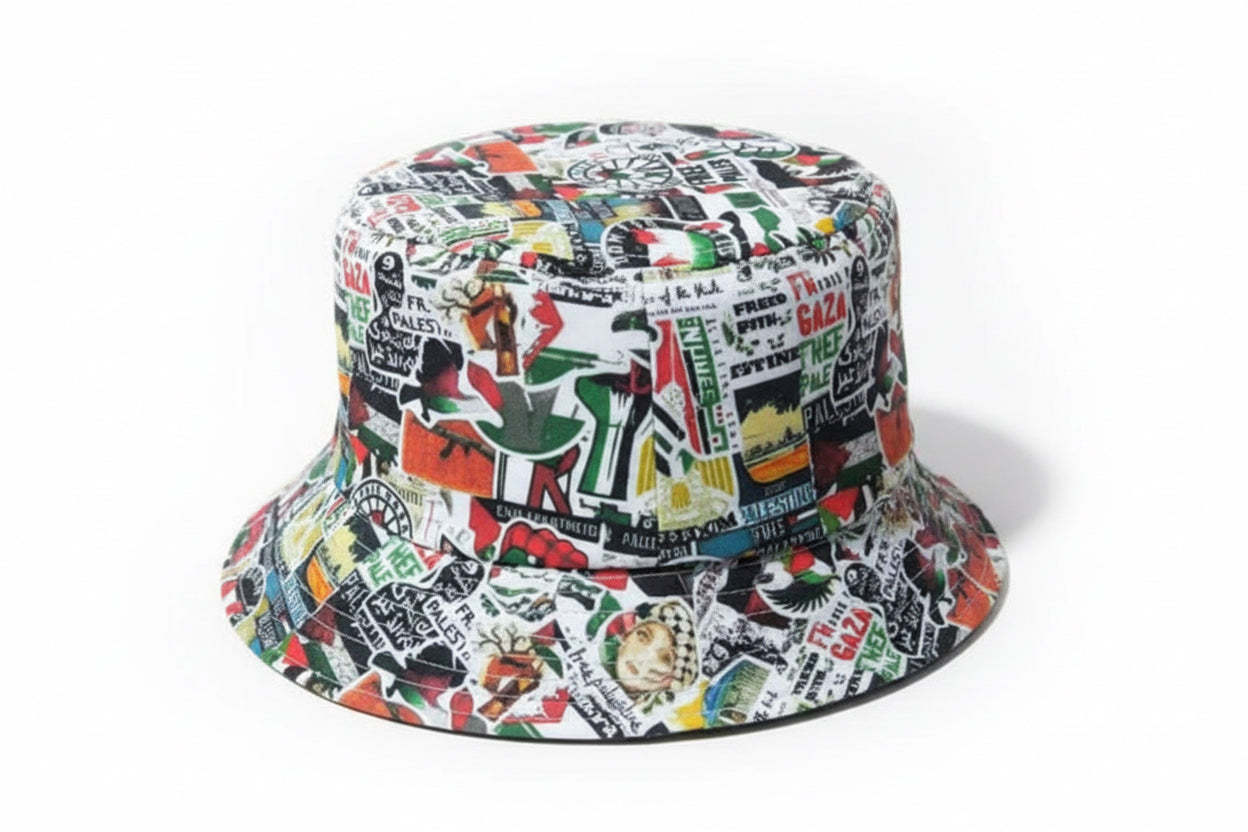 Bucket Hat - Palestine Clip Art Medley